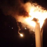 VIDEO: Virumaal põles maha kolm miljonit eurot maksnud tuulegeneraator