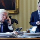 FOTO | KÕNE MERKELILE, SIIS JUTUAJAMINE PUTINIGA: Trump on terve päeva telefoni otsas istunud