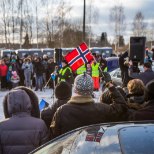 DROONIVIDEOD ja GALERII | Tuhanded eestlased käisid Lätis Eesti aktsiisipoliitika vastu protestimas