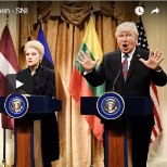 VIDEO | USA populaarne telesaade pilas Donald Trumpi ja Balti riikide presidentide kohtumist