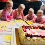 NUNNUMEETER PÕHJA: nelikud Loore, Luise, Leene ja Lagle tähistasid esimest sünnipäeva!