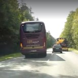 LUGEJA VIDEO | Buss ja reka tegid maanteel üliohtliku möödasõidu
