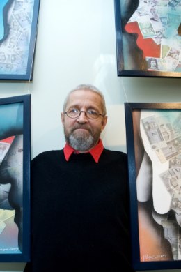 Suri karikaturist ja kunstnik Andrus Peegel