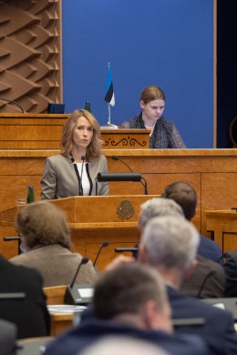 Kallas andis riigikogule üle tuleva aasta eelarve