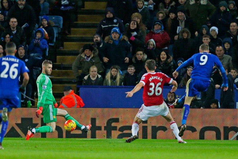 FOTOD | VÕIMAS VARDY! Kolme aasta eest tugevuselt viiendas liigas mänginud Leicesteri ründaja purustas van Nistelrooy rekordi