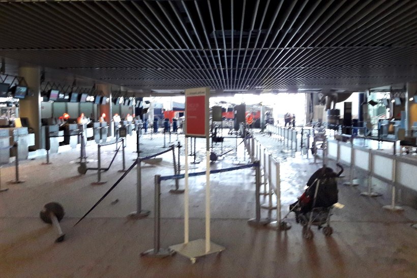 GALERII | Brüsseli lennujaam nädal pärast terrorirünnakut