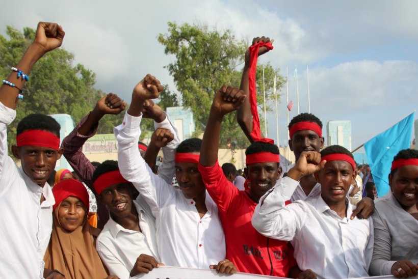 Somaalia pealinna elanikud tulid maruvihastena tänavatele terroristide vastu meelt avaldama