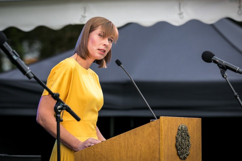 Kersti Kaljulaid andis stiilse ninanipsu Hannes Võrno eilsele sõnavõtule