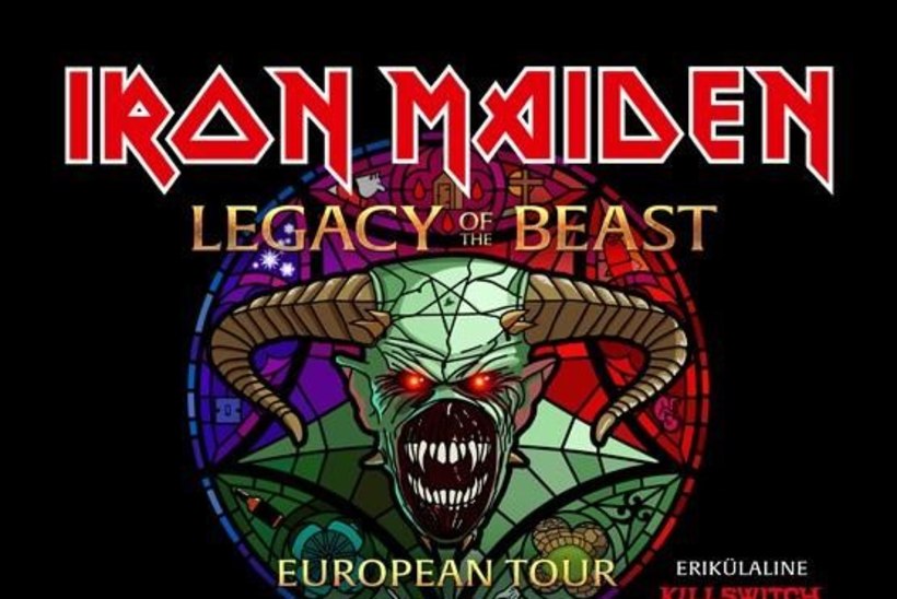 Hevimetalli raudneitsi Iron Maiden alustab maailmaturneed Tallinnast!