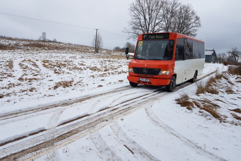 Külateed on muutunud mülkaks: lapsed ei pääse koolibussile, prügiautod pööravad tagasi