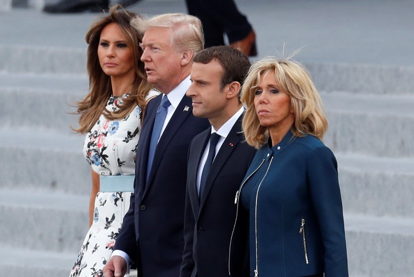 FOTOD JA VIDEO | Bastille' päeva paraadil osales aukülalisena ka Donald Trump