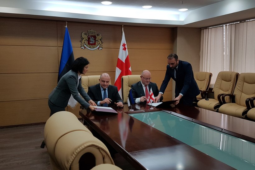 FOTO | Kaitseminister Jüri Luik lubas Gruusias toetust territoriaalsele terviklikkusele