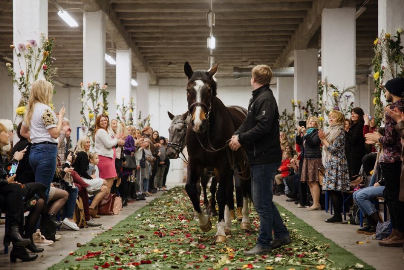 MOEGALERII | Esimest korda astusid koos modellidega lavale hobused