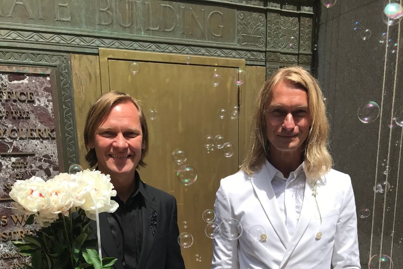 FOTOD JA VIDEO | Mart Haber ja Taivo Piller abiellusid New Yorgis