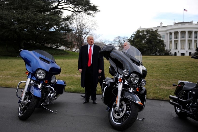 „NENDE AURA KAOB!“ Trump ähvardab Harley-Davidsoni