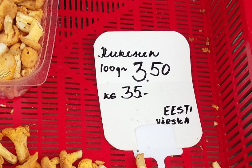 REKORD: kukeseente kilohinna tipp oli 70 eurot!