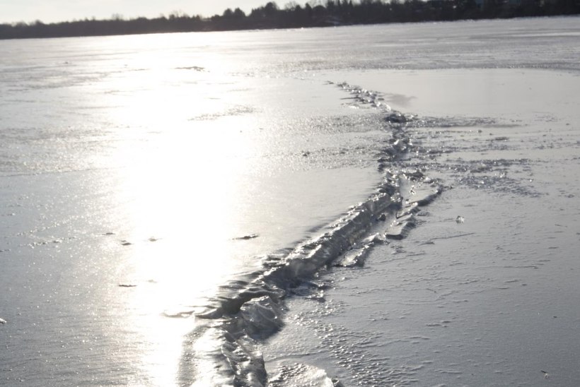 Peipsi järve jää läheb kalastajatele lukku