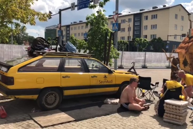 BBC märkas eestlaste poolt vanast Audist loodud sauna