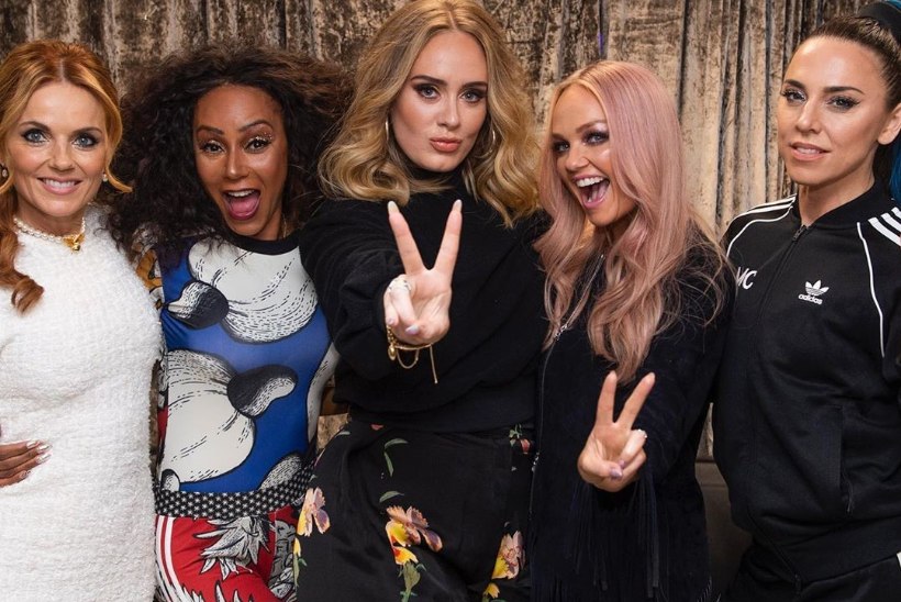 Superfänn Adele kohtus Spice Girlsiga: jõin end koos tüdrukutega täis