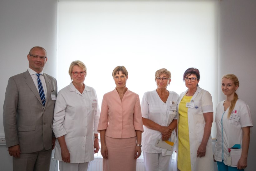 President Kersti Kaljulaid külastas kliinikumi seksuaalvägivalla kriisiabikeskust