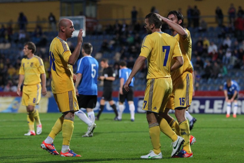 Ukraina võõrustab Eesti jalgpallikoondist rindejoone lähistel