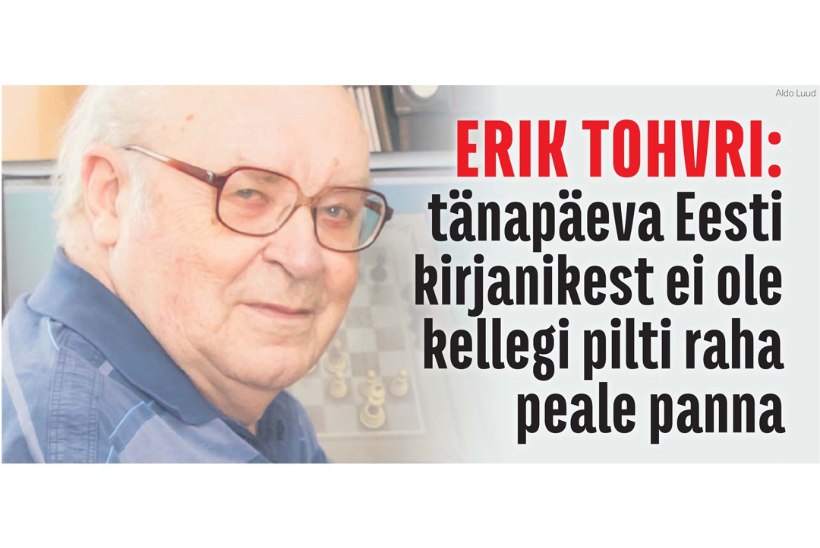 ÕL ARHIIV | Erik Tohvri: „Kõik! Silmad on kirjutamisest väsinud.“