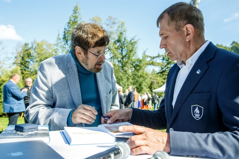 GALERII | EOK tähistas Eesti esimese olümpiavõidu 100. aastapäeva, juubeli puhul anti välja hõbemark