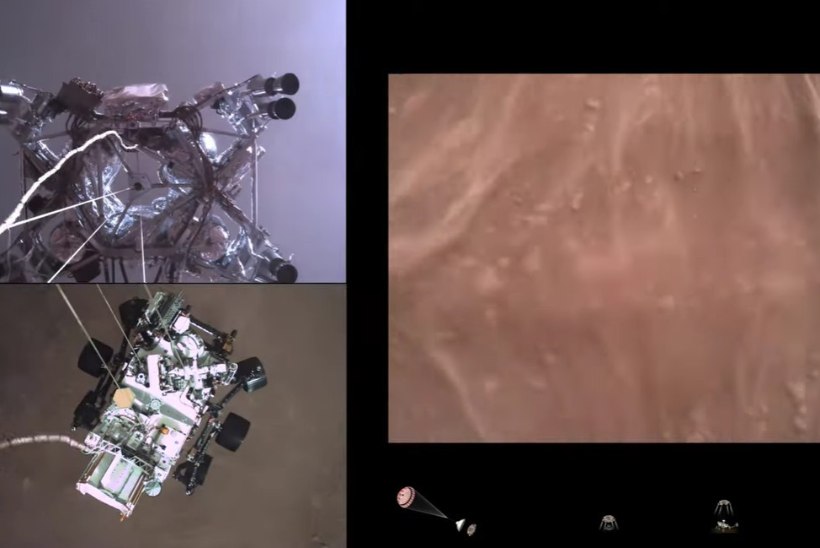 VIDEO | NASA avaldas rabavad kaadrid kulguri Marsile laskumisest