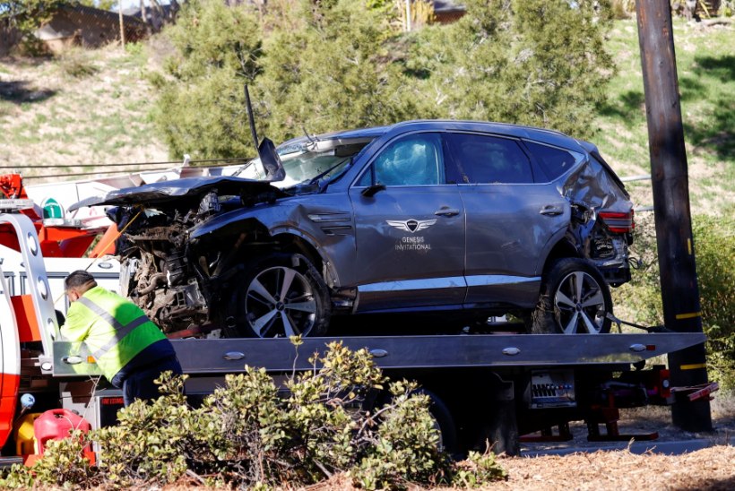 Eksperdid Tiger Woodsi autoavarii kohta: ta võis roolis magama jääda