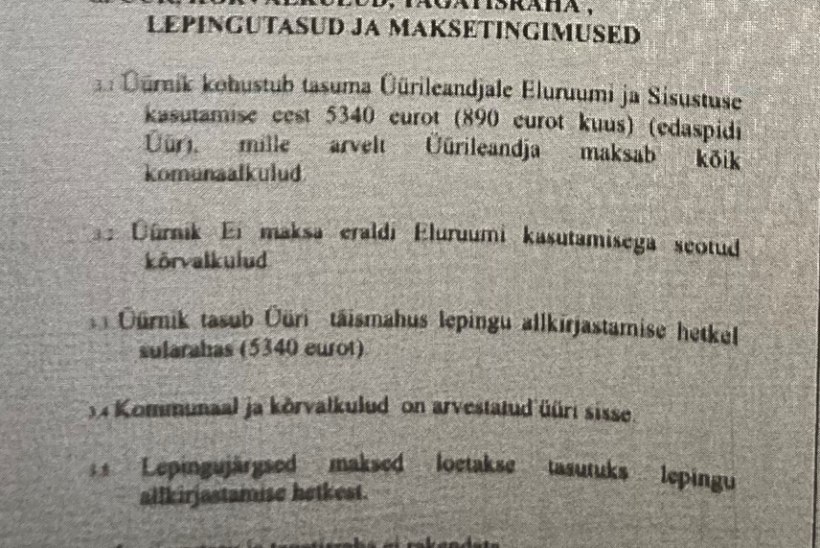 PRIISKAMISE UUED ASJAOLUD: Repinski üüris korterit Lasnamäel turuhinnast kallimalt ja maksis 5000 eurot sulas