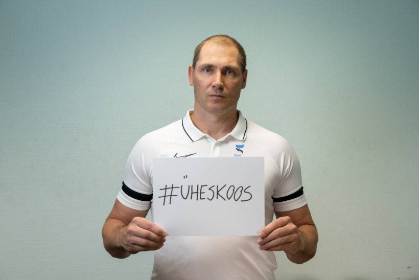 FOTOD JA VIDEO | Eesti spordirahvas kutsub üles sõjapõgenikke toetama