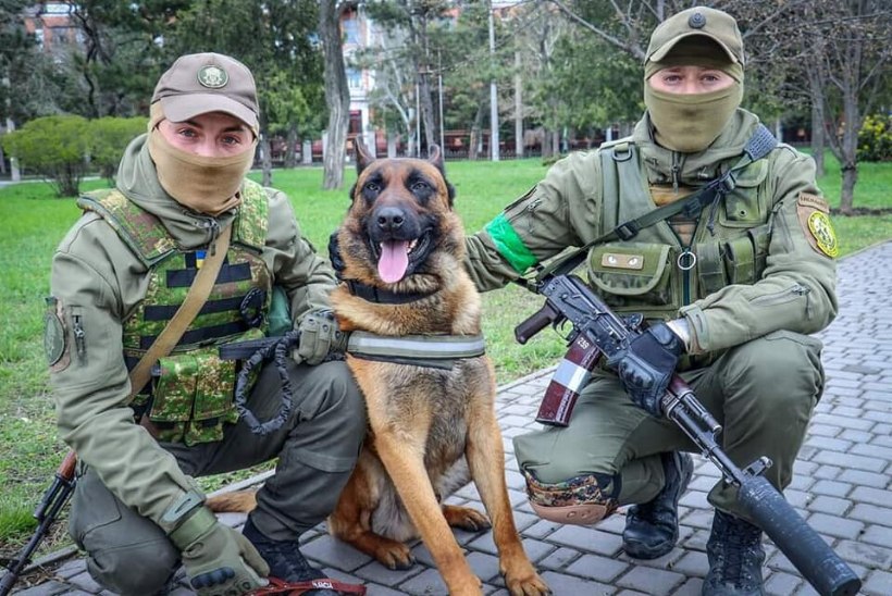 FOTOD | Vene vägede poolt hüljatud koer asus võitlema ukrainlaste poolel!