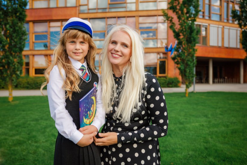 FOTOD | TERE, KOOL! Cerli Sarve tütreke alustab kooliteed: ta tahab olla väga juba nagu suur inimene