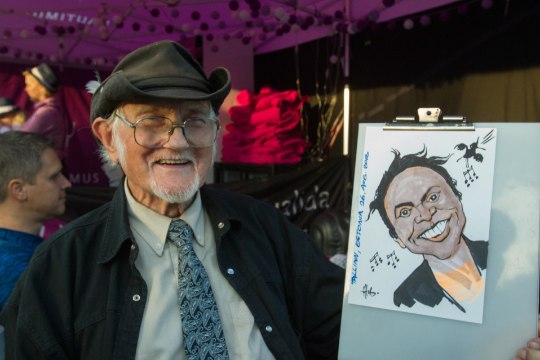 TV3 VIDEO | Karikaturist ja saržimeister Hugo Hiibus pidas 90. sünnipäeva