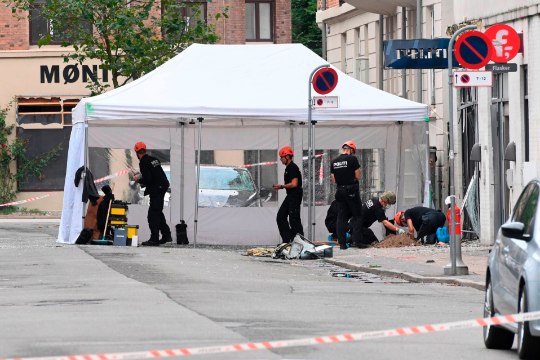 FOTOD | Kopenhaageni politseijaoskonna juures toimus plahvatus