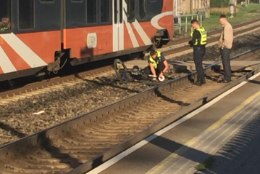 Kehras jäi rongi alla jalgrattur