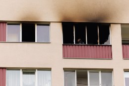 Sillamäel põles korter, üks inimene vajas arstiabi