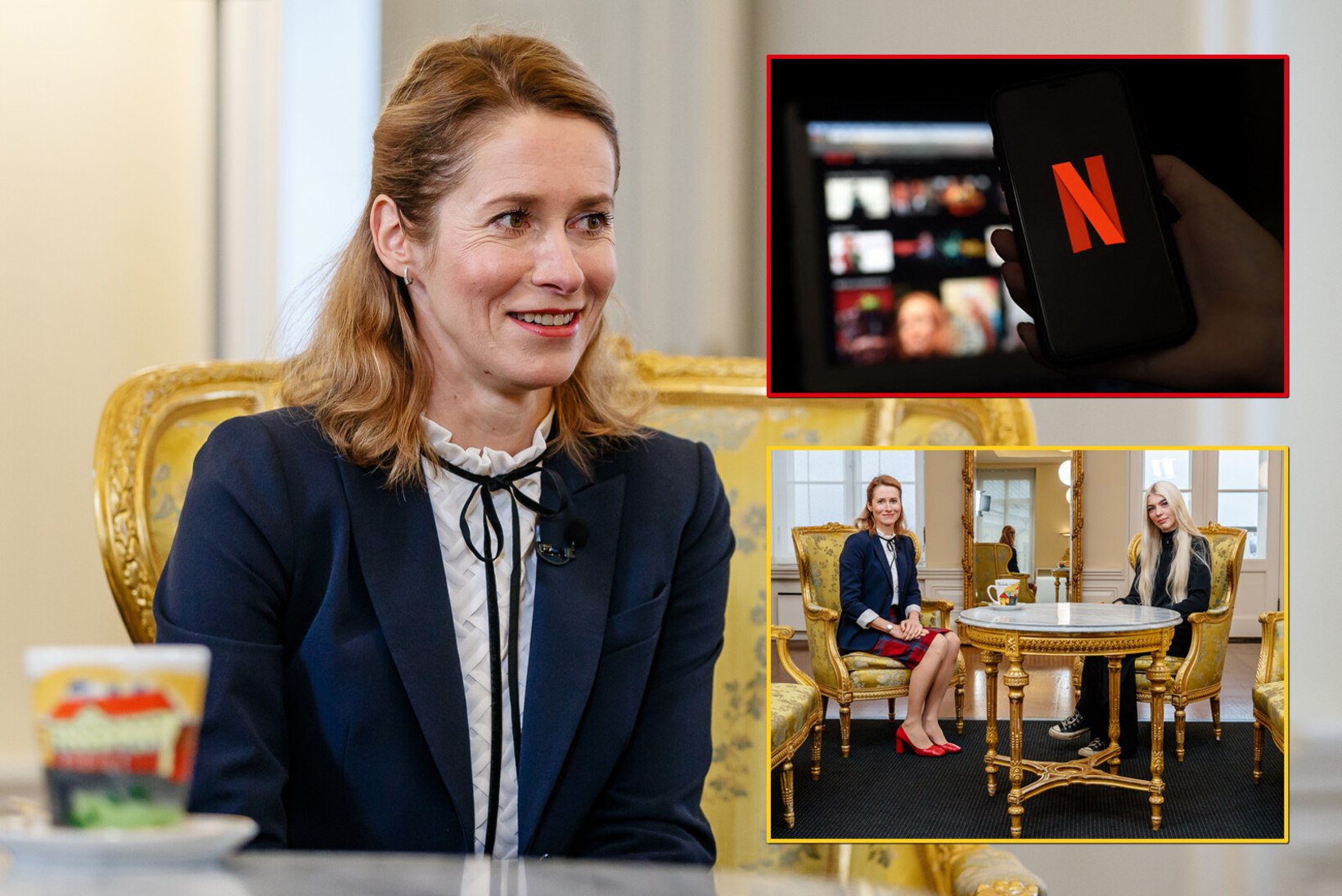 ÕL VIDEO | „ROOSA REPORTER“ | Peaminister Kallas haruldasest päevast: vaatasin terve aeg seda ühte Netflixi sarja ja tundsin süümepiinu