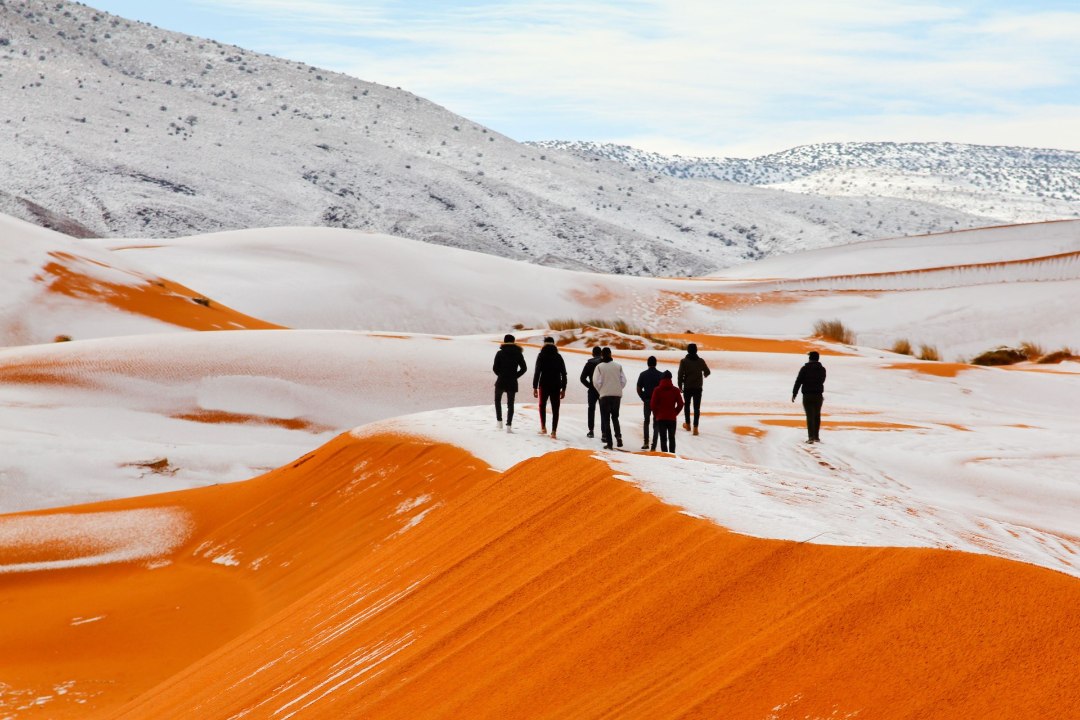 Sahara kõrbes sadas maha ligi 40 sentimeetri paksune lumevaip